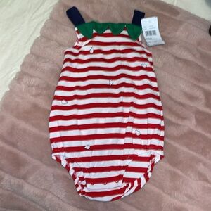 NWT Florence Eiseman Baby Strawberry Onesie